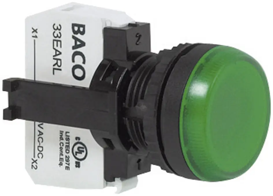 Светодиодный индикатор BACO L20SE50L, 24 В, 29,9 мм x 11,3 мм, IP66