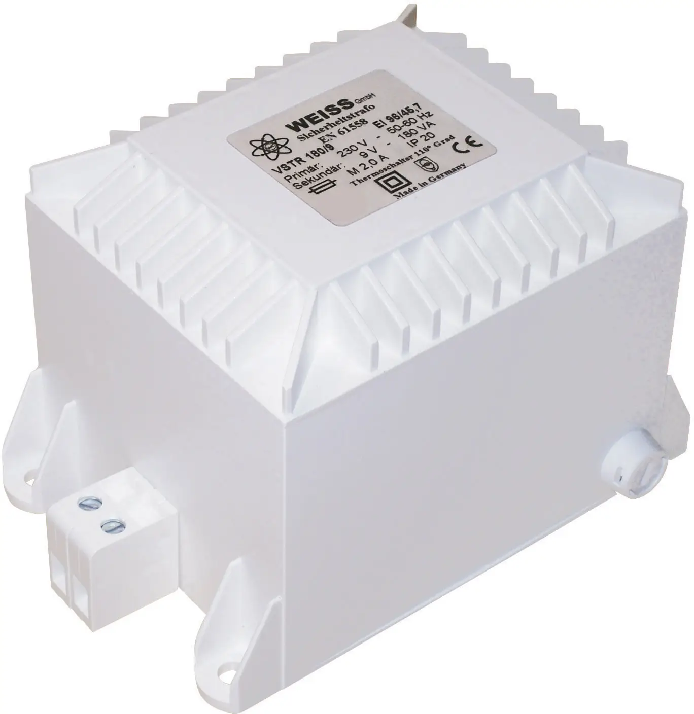 Трансформатор безопасности Weiss Elektro 230 В 18 В 5,56 А 100 ВА