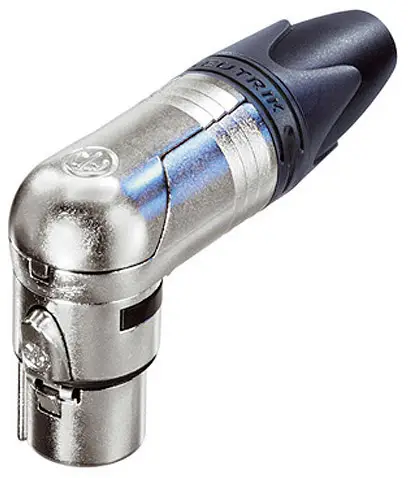 Штекер XLR NC5FRX Neutrik NC5FRX гніздо кутовий Кількість контактів: 5 срібло 1 шт.
