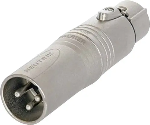 Переходник XLR NA3M5F Разъем XLR «папа» - разъем XLR «мама» Neutrik NA3M5F 1 шт.