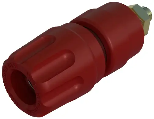Красный зажим для клемм 35 А Hirschmann Test & Measurement PKI 10 А Au 1 шт.