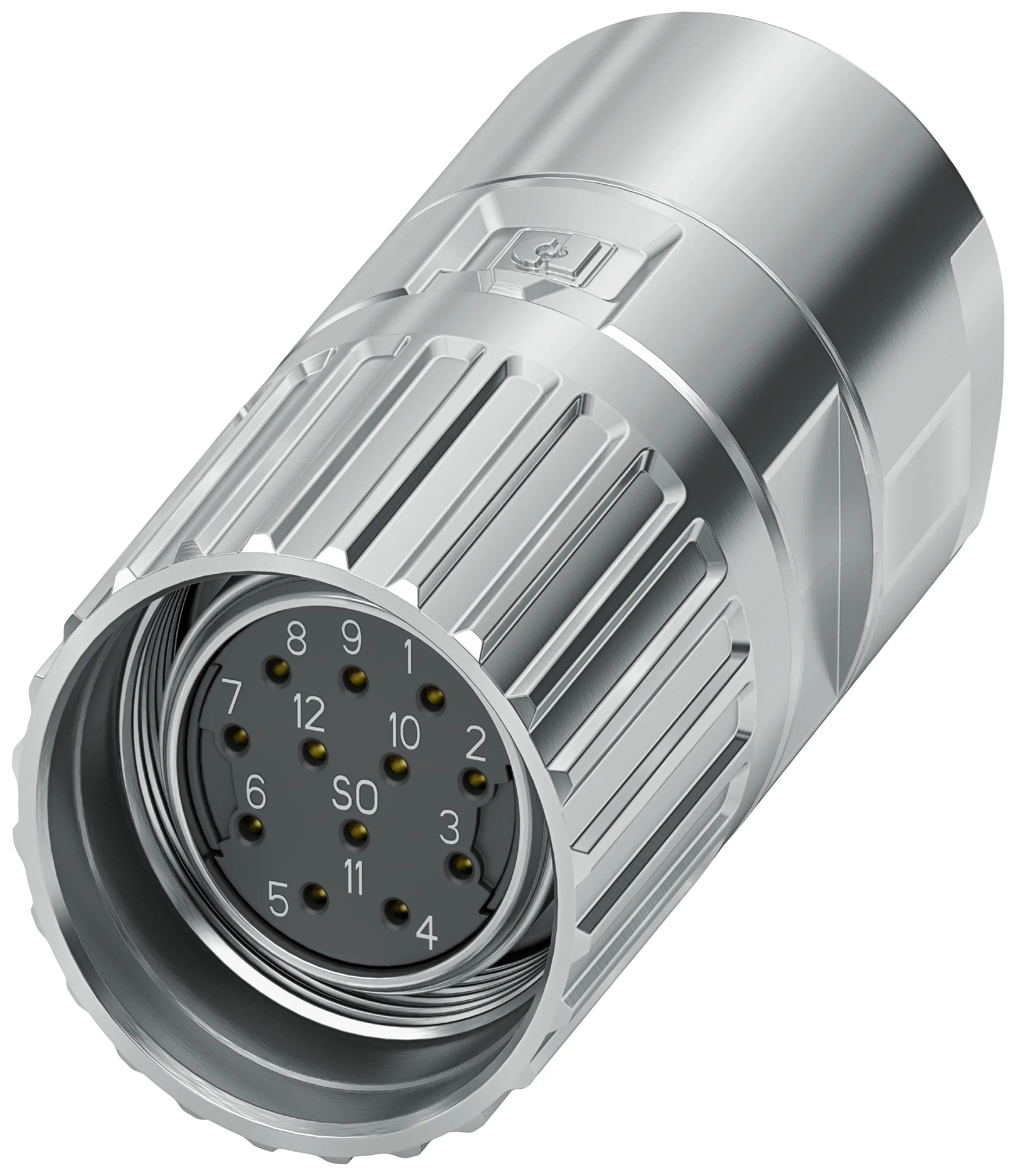 Роз'єм M23-12S2N8A80DU Phoenix Contact 1069313 Кількість контактів: 12 1 шт.