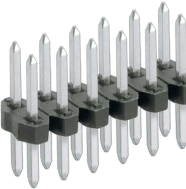 Роз'єм Fischer Elektronik SLY 2/104/100/G з прямим контактним кріпленням, RM 2 мм, 2x50 контактів, 3 A