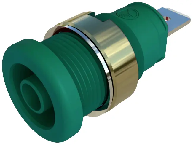 Лабораторна захисна розетка SKS Hirschmann SEB 2620 F6.3 GREEN/GREEN