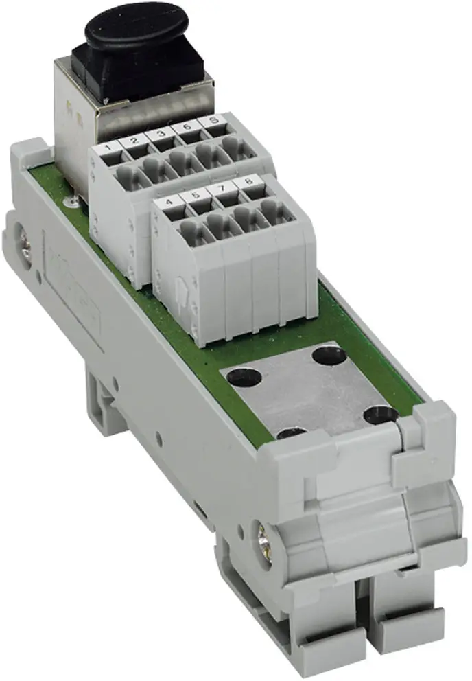 Модуль адаптера Ethernet RJ45 WAGO 289-175, цветной. Комплектация: 1 шт.