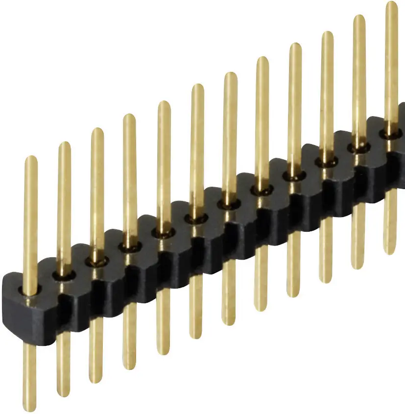 Роз'єм Fischer Elektronik SLV W 1055/36/G, RM 1,27 мм, 1 x 36 контактів, 1,5 A