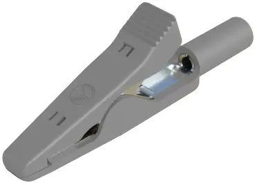 Миниатюрный зажимной соединитель типа «крокодил» Hirschmann Test & Measurement MA 1 930318106 Максимальный диапазон зажима: 4 мм Д