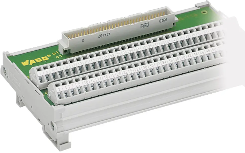 WAGO 289-522 з 64-контактним плоским роз'ємом. Комплектація: 1 шт.