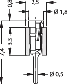 Прецизійна розетка Fischer Elektronik MK 01/ 50/Z