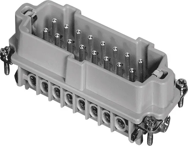 Штифтова вставка Heavy|mate® C146 чоловіча C146 10A016 002 1-1 Amphenol Загальна кількість контактів 16 + PE 1 шт.