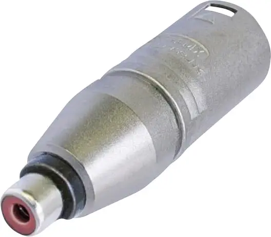 Перехідник XLR NA2MPMF чоловічий XLR - жіночий роз'єм RCA/cinch Neutrik NA2MPMF 1 шт.