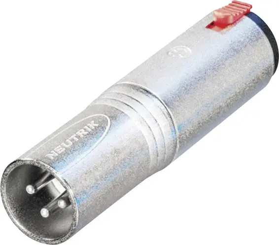 Переходник XLR NA3MJ разъем XLR «папа» - разъем стерео «мама» 6,3 мм Neutrik NA3MJ 1 шт.