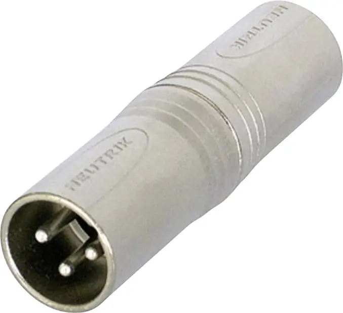 XLR NA3MM Адаптер XLR разъем «папа» - XLR разъем «папа» Neutrik NA3MM 1 шт.