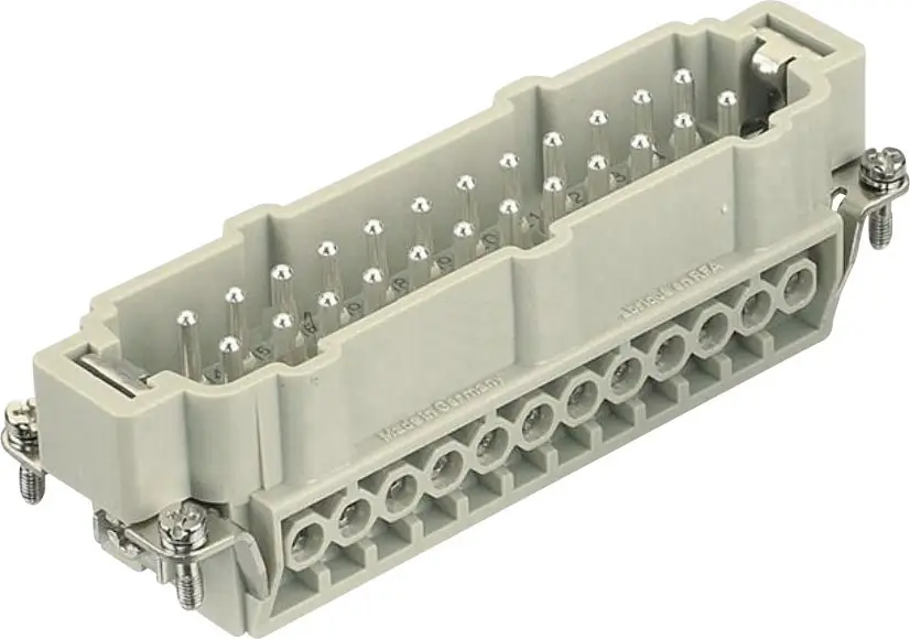 HARTING 09330242611 Штифтовая вставка Han® E 24 + винт PE, 1 шт.