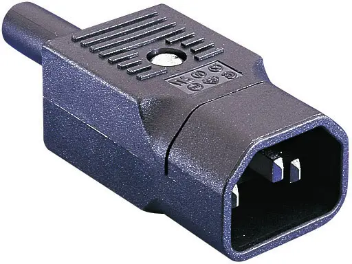 Разъем Bulgin PX0686 IEC PX «папа», контакты: 2 + PE, 250 В, 10 А, 1 шт.