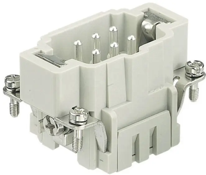 HARTING 09330242616 Вставка Han® E 24 чоловічого штифта + пружинний каркас з поліетилену 1 шт.