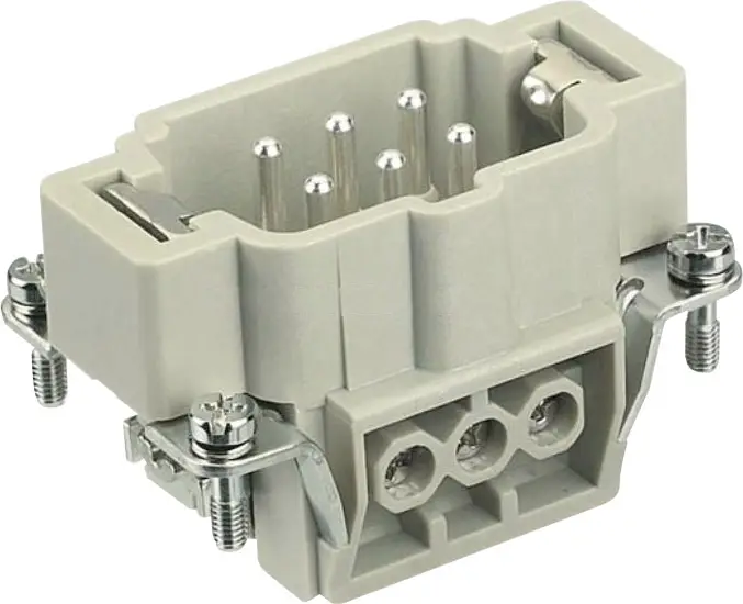 HARTING 09330062601 Вставка Han® E 6 с наружной резьбой + винт PE 1 шт.