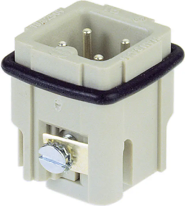 HARTING 09200032611 Вставка Han® A с 3-мя штырьками + винт PE 1 шт.