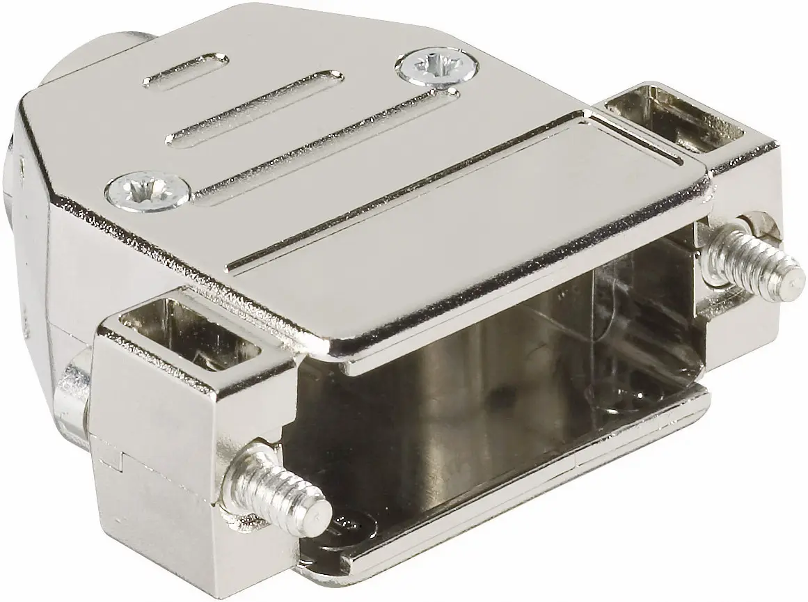 HARTING 09 67 009 0443 09670090443 Корпус роз'єму D-SUB Кількість контактів: 9 пластик, металізований 180° срібний 1 шт.