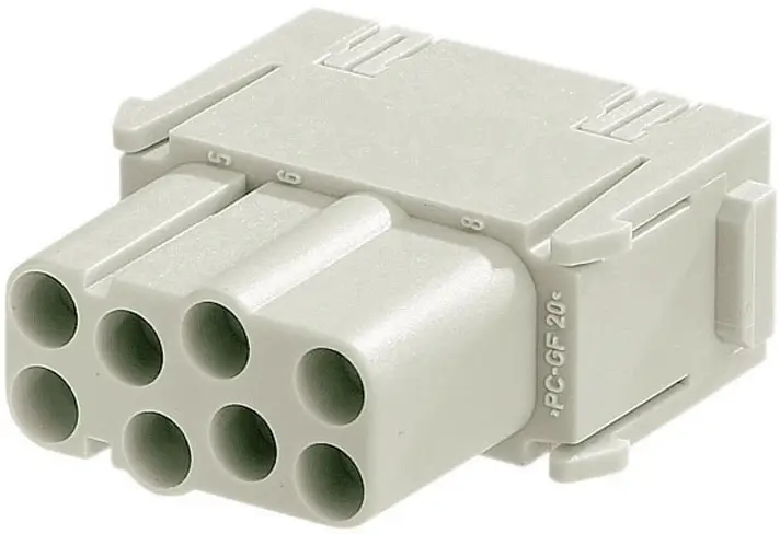 HARTING 09140083101 Вставка гнездового разъема модуля Han® EE, серия Han® C-Modul, 1 шт.