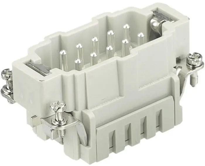 HARTING 09330102616 Вилка штыревая Han® 10ES-M-c, серия Han® E, 10 + PE, 1 шт.