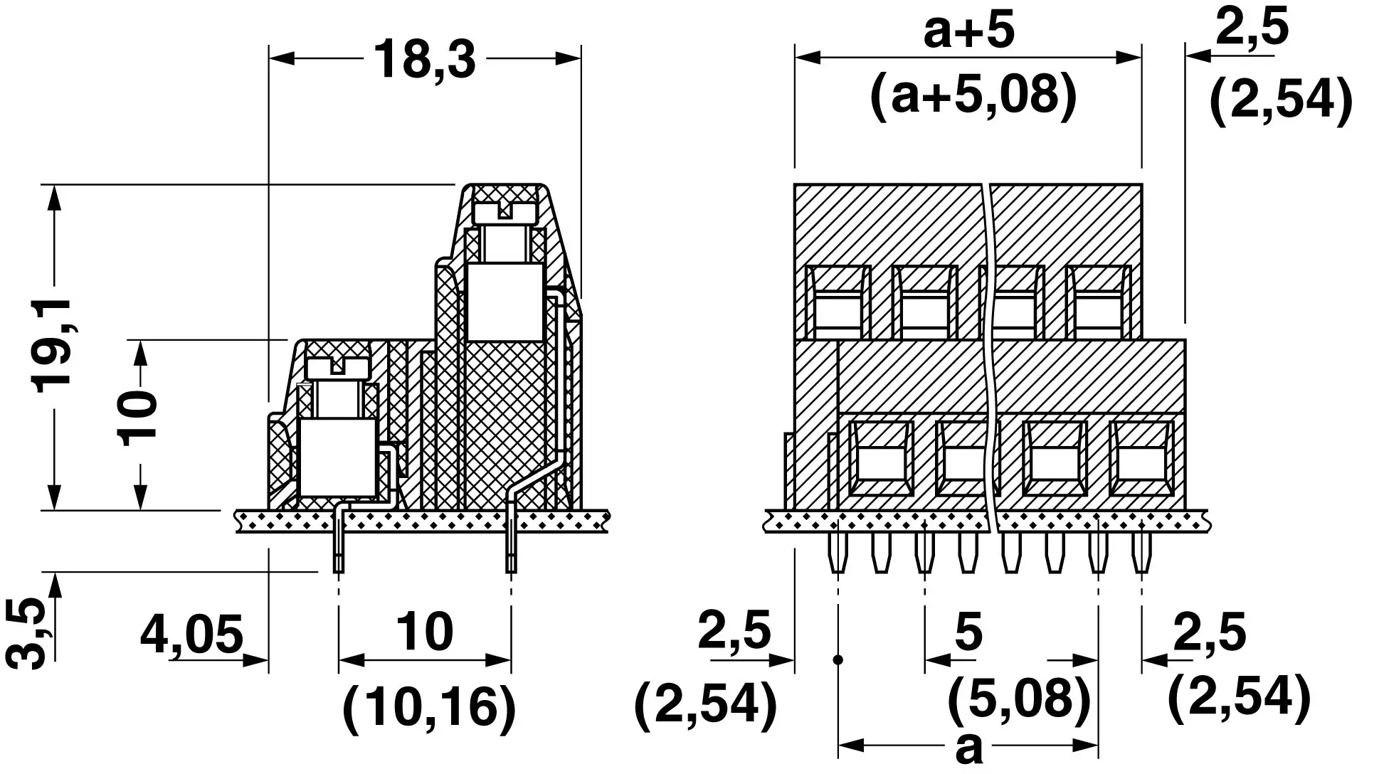 Роз'єм Profibus Phoenix Contact MKKDSN 1.5/5-5.08