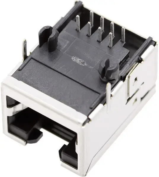 Угловой разъем RJ45