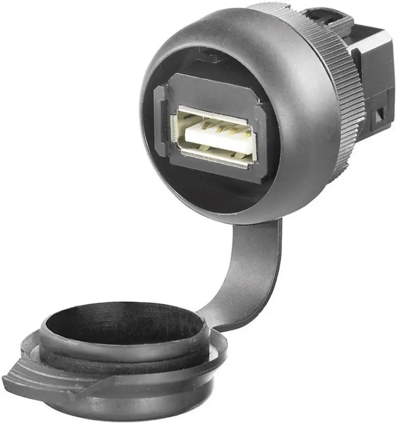 Роз'єм FrontCom® Micro USB Фланець-вставка USB IE-FCM-USB-A Роз'єм USB типу A 1018840000-1 Weidmüller Комплектація: 1 шт.