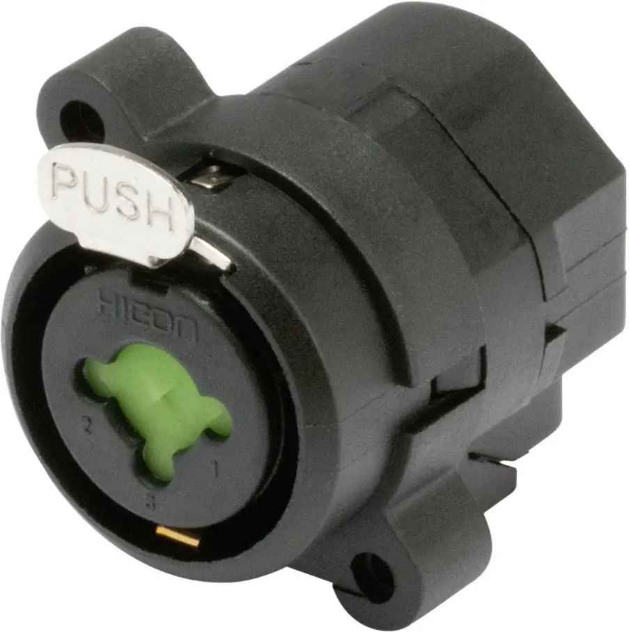 XLR адаптер HI-XJEF6S разъем XLR мама - папа джек 6,3 мм стерео Hicon HI-XJEF6S 1 шт.