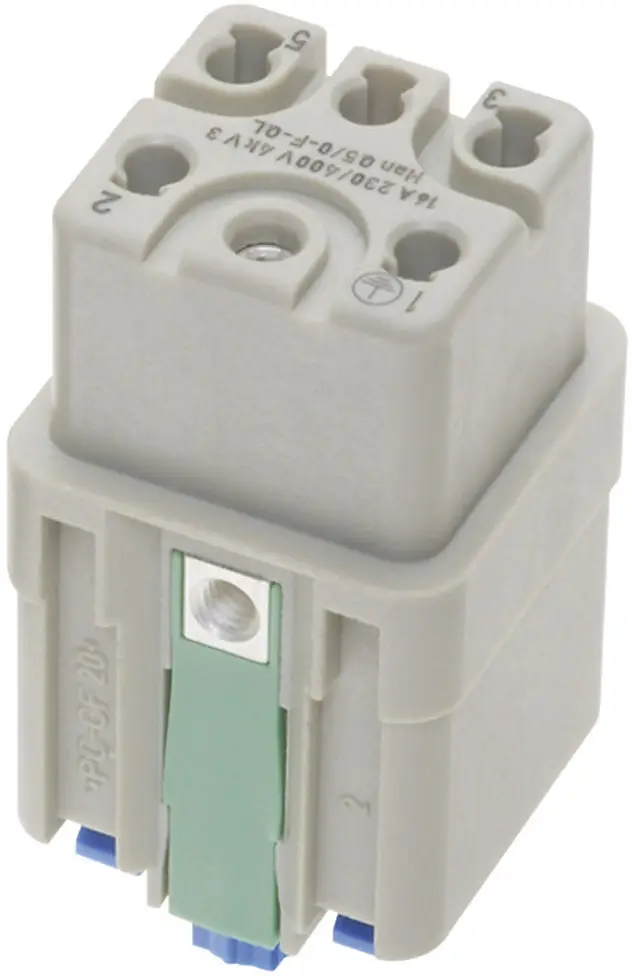 HARTING 09120052733 Вставка роз'єму Han Q5/0-F-QL типу