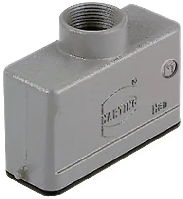 Корпус кожуха Harting HanR 16A-gg-M20, 19 20 016 1440, для типоразмера 16 А.