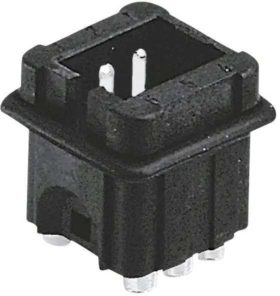 HARTING 09700062615 Вилка Han® Staf 6 штыревая, паяная 1 шт.