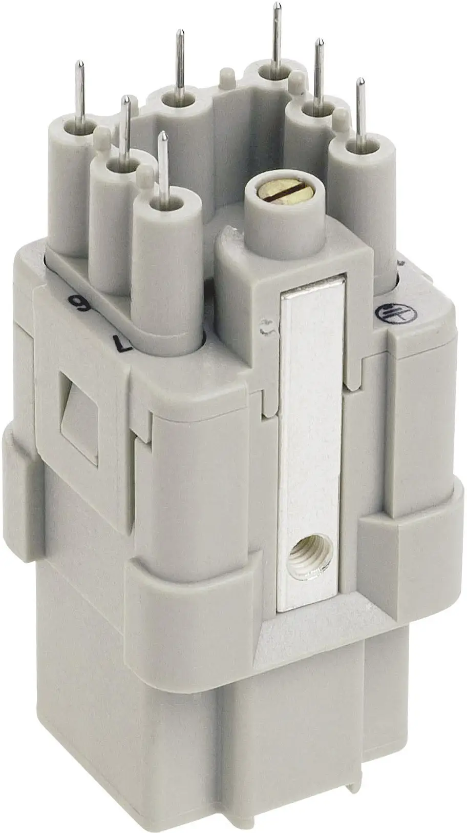 HARTING 09120073101 Вставка гнездового разъема Han® Q 7/0-F, серия Han® Q, 7+PE, 1 шт.