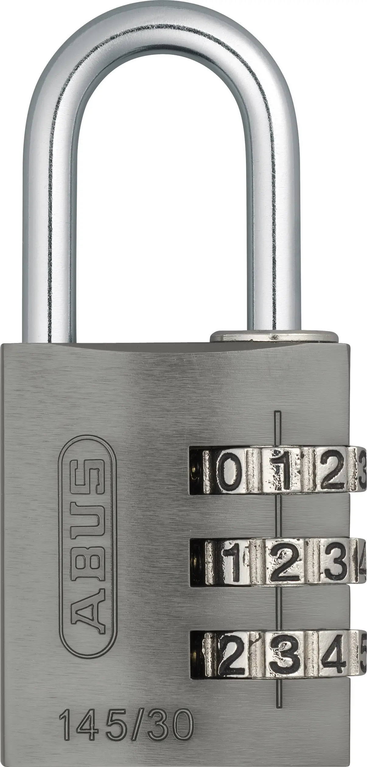 Навесной замок с кодовым замком Abus ABVS46622, алюминий, 31,5x65x15,5 мм, титан