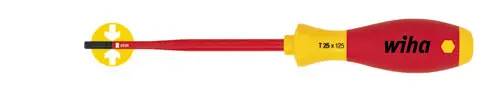 Викрутка Wiha 3251 VDE Torx Розмір викрутки T 10 Довжина наконечника: 100 мм DIN ISO 8764, DIN EN 60900 1 шт.