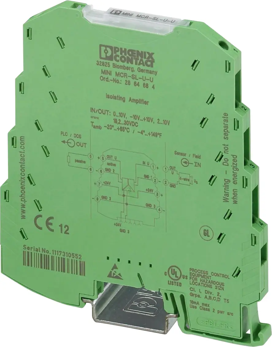 Phoenix Contact MINI MCR-SL-U-U 2864684 Ізоляційний підсилювач 1 шт.