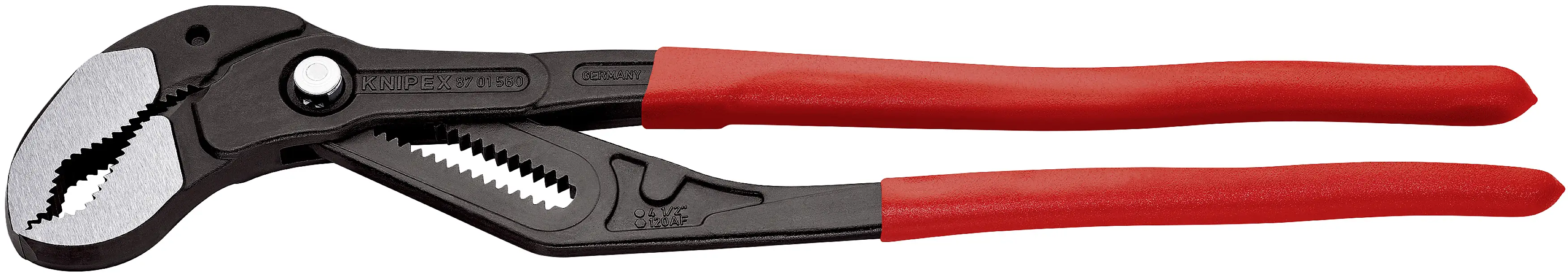 Клещи для сантехнических работ Knipex COBRA XXL 87 01 560, твёрдость 61 HRC, 4 1/2 дюйма