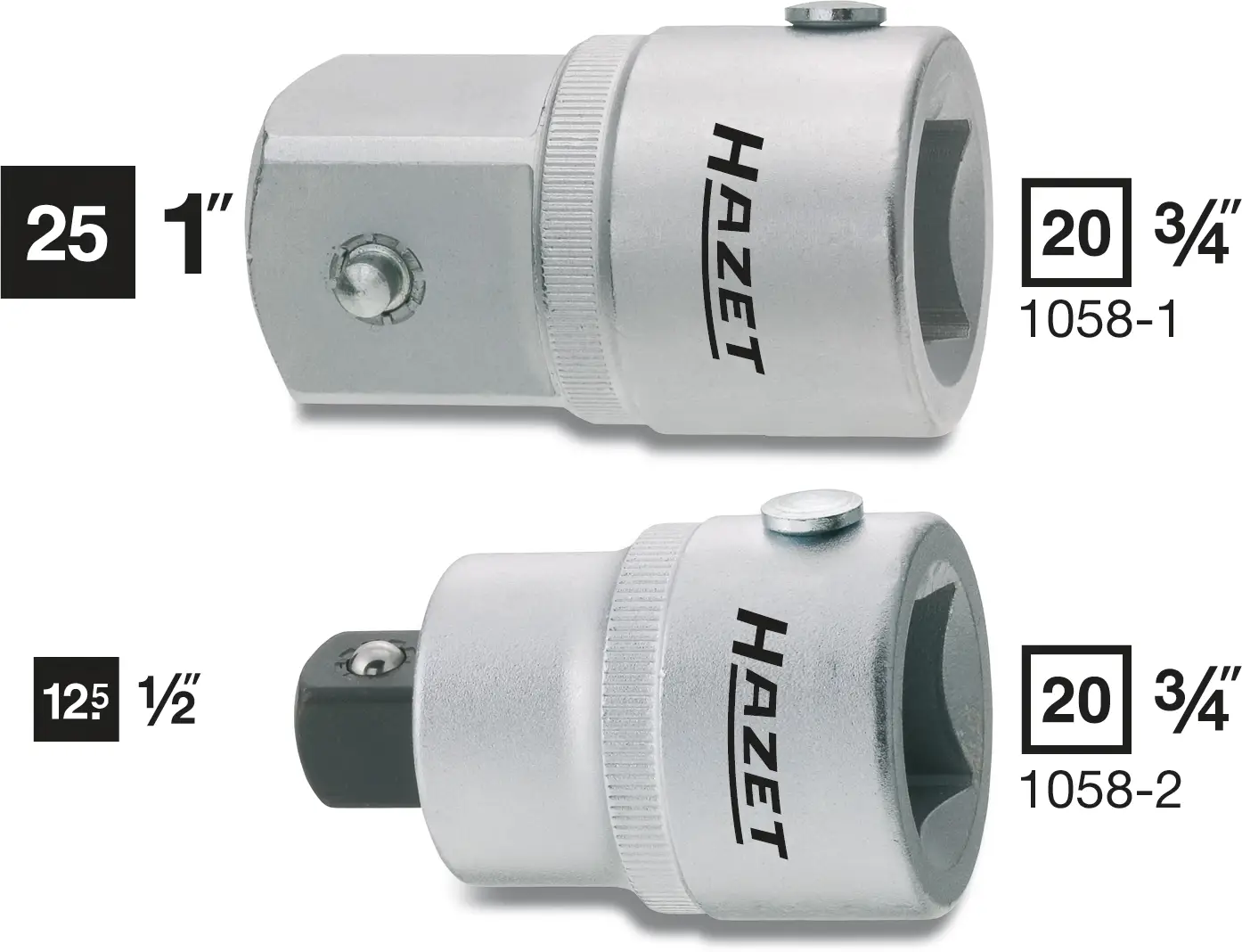Hazet 1058-2 1058-2 Переходник для торцевой головки Отвертка 3/4