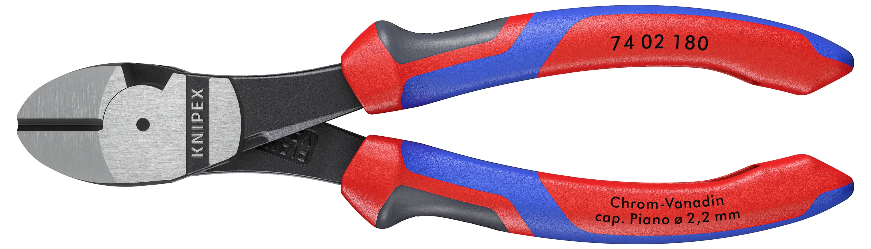 Бокорізи Knipex 74 02 180 потужні, 180 мм, 64 HRC, для майстерні