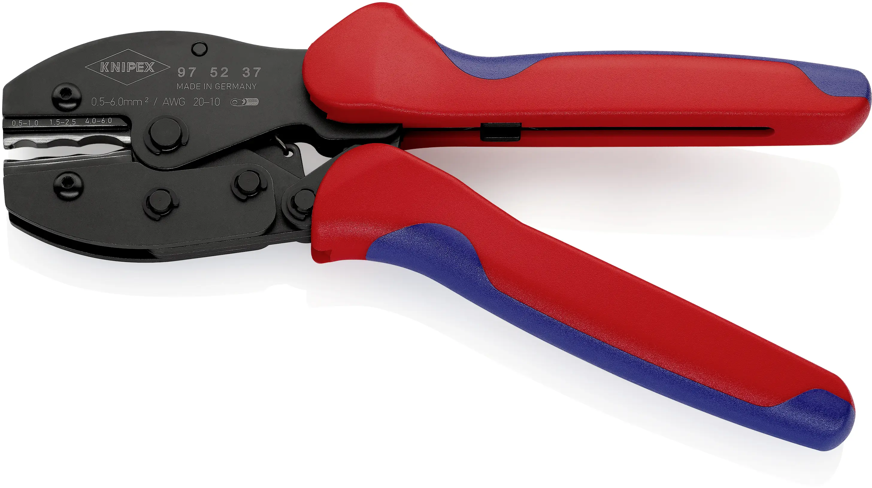 Обтискний інструмент Knipex PreciForce 97 52 37, 0,5–6 мм²