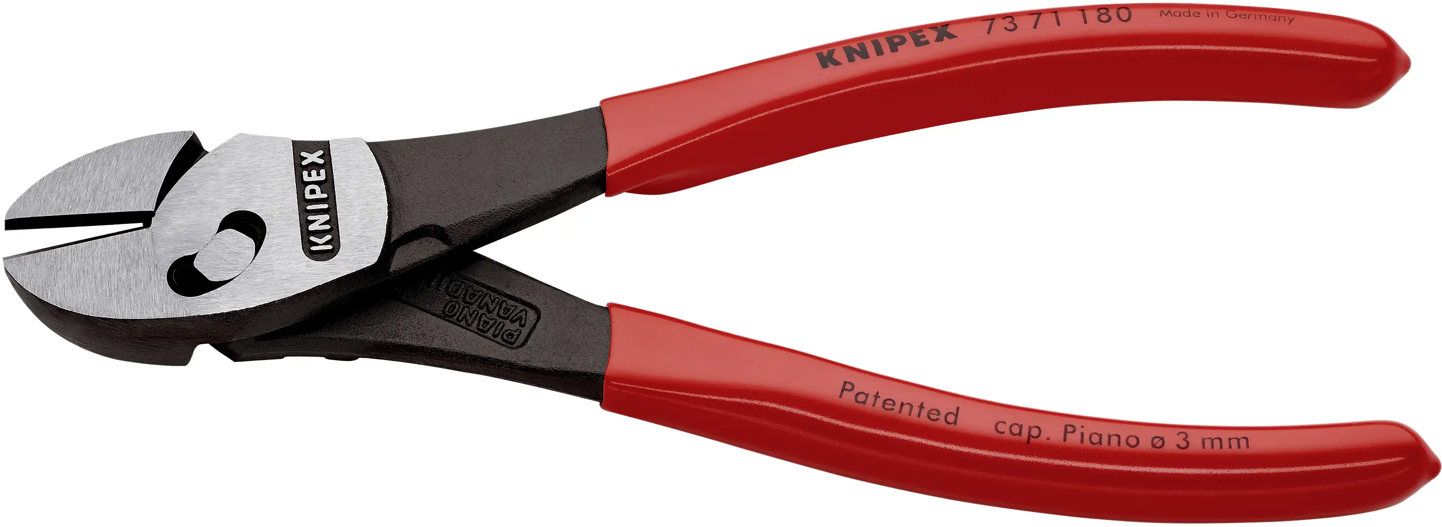 Бокорезы Knipex TwinForce 73 71 180 для тяжелых условий эксплуатации, 180 мм, для мастерской.