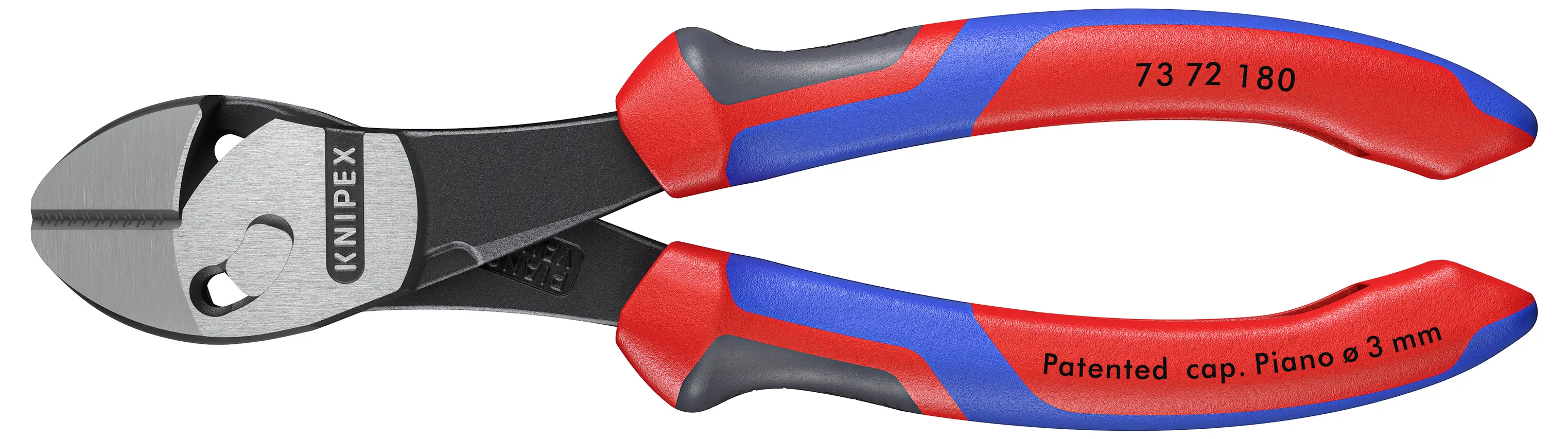 Бокорезы Knipex TwinForce 73 72 180 для тяжелых условий эксплуатации, 180 мм, для мастерской.