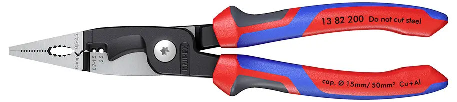 Многофункциональные плоскогубцы Knipex 13 82 200, макс. 15 мм