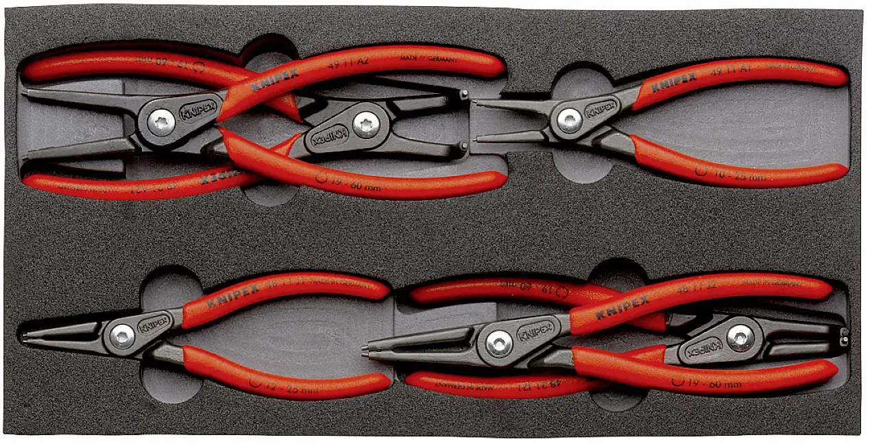 Набір плоскогубців для стопорних кілець Knipex 00 20 01 V02 180 мм