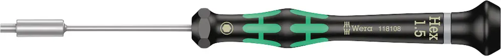 Wera 2069 05118108001 торцевая отвертка 1,5 мм