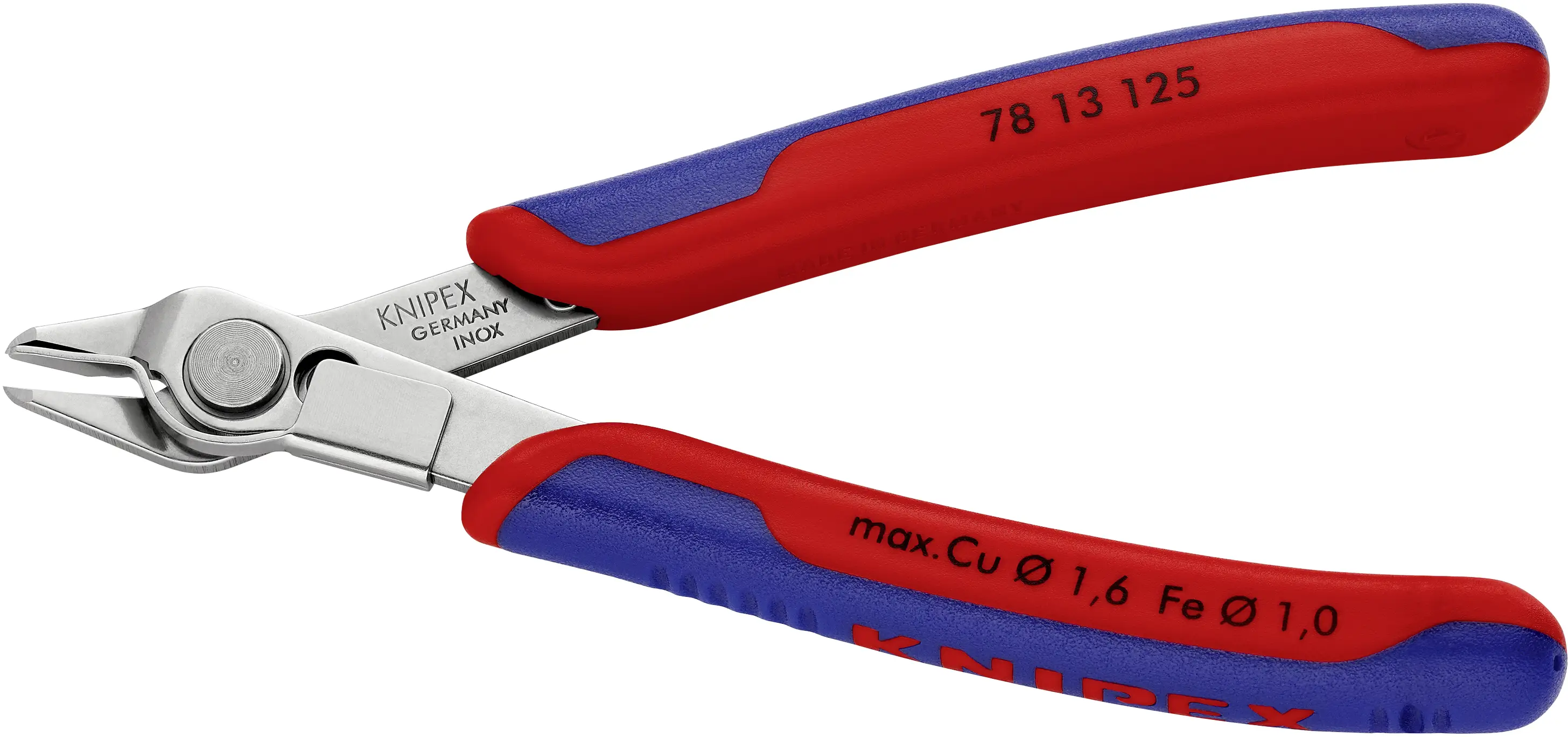 Плоскогубці Knipex Super-Knips 78 13 125 для друкованих плат, 125 мм, 54 HRC, для електроніки та механіки