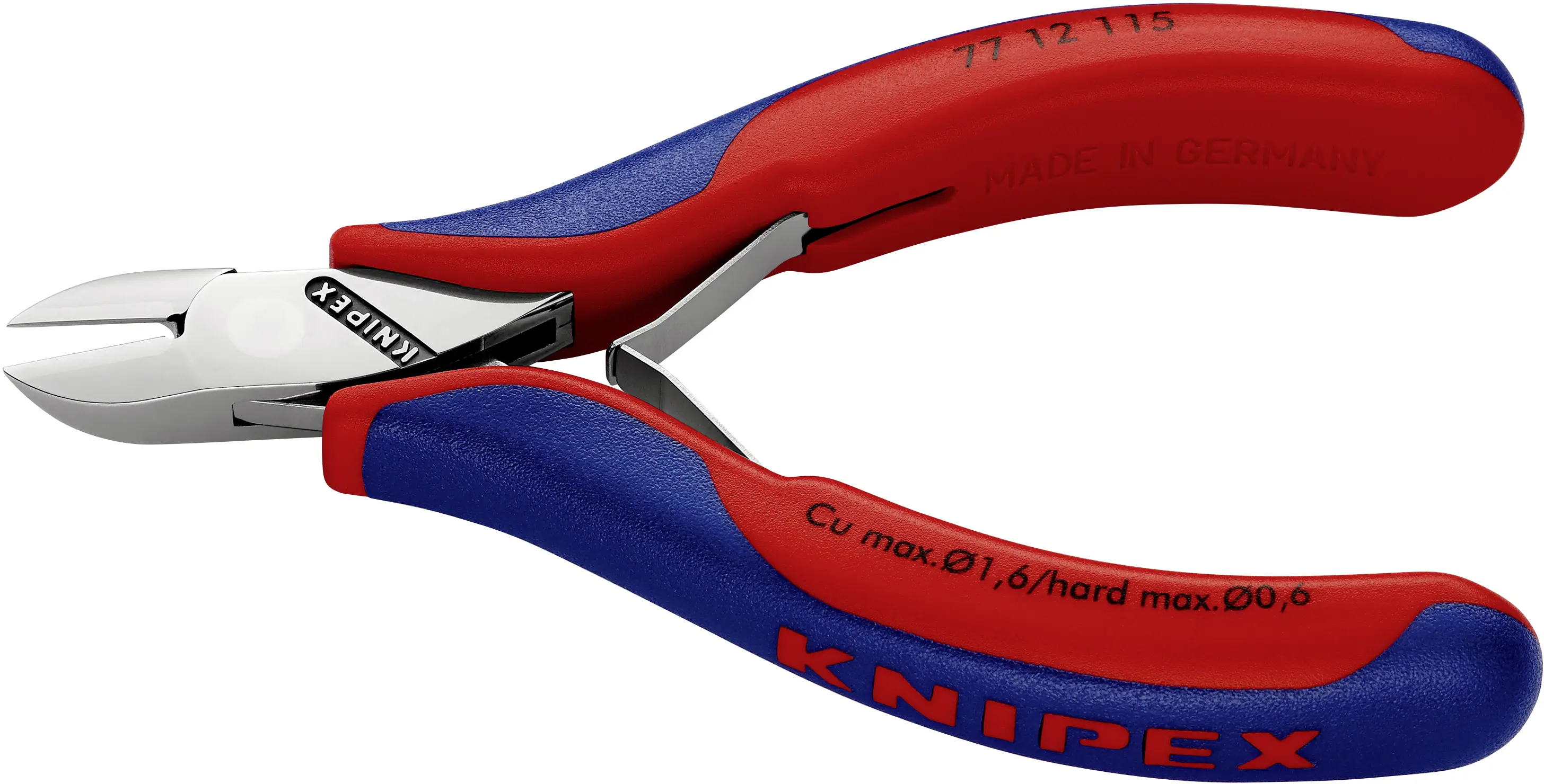 Бокорізи Knipex 77 12 115, 115 мм, 62 HRC, для електроніки та механіки