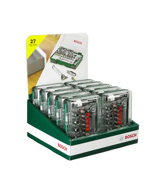 Набор торцевых ключей Bosch Promoline 2607017160 с трещоткой, 1/4