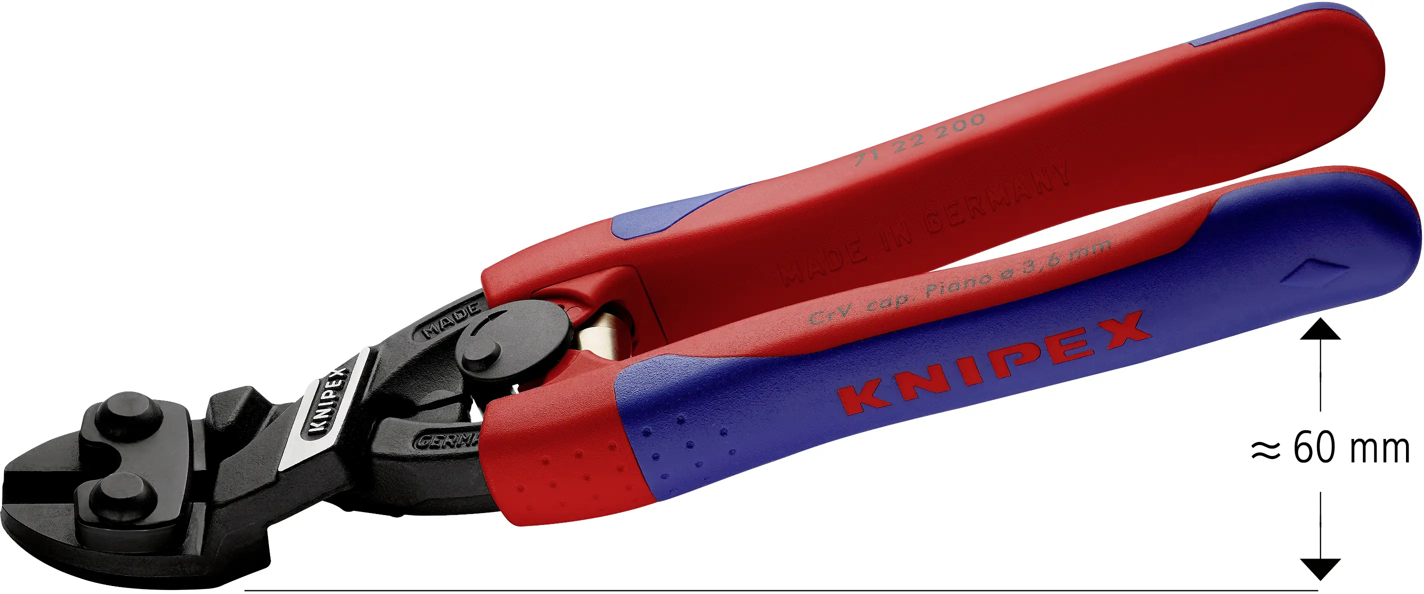 Кусачки для дроту Knipex CoBolt 71 22 200 200 мм