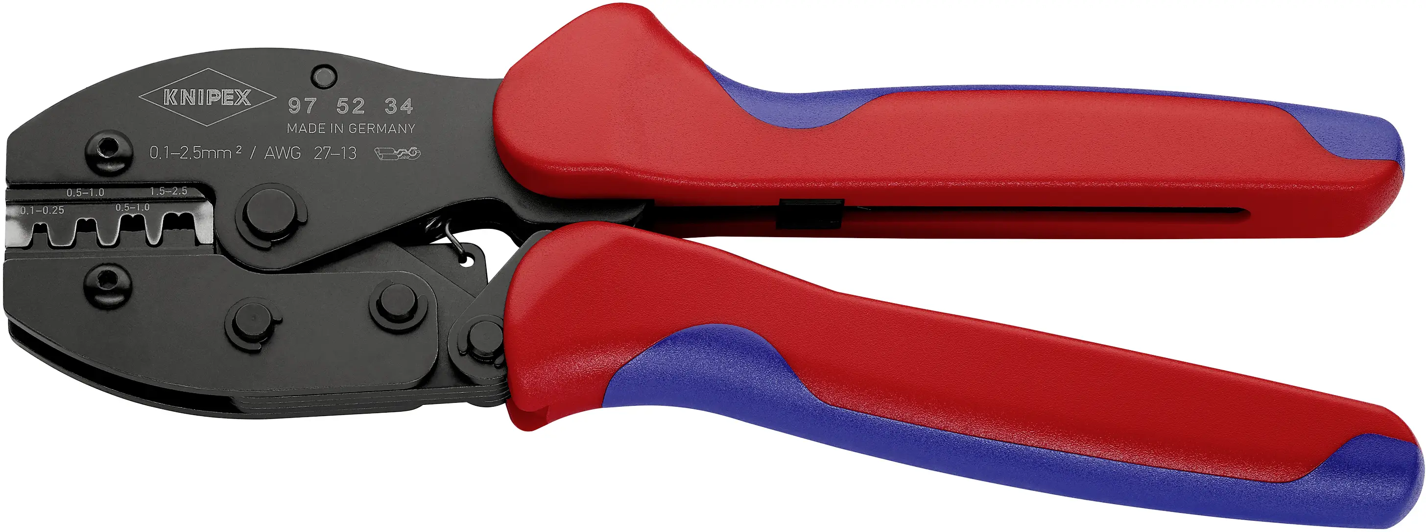 Обжимной инструмент Knipex PRECIFORCE 97 52 34, 0,1–2,5 мм²
